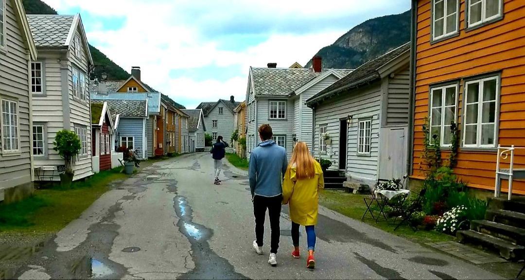 Willa Kvammehuset Pa Gamle Lærdalsøyri Zewnętrze zdjęcie