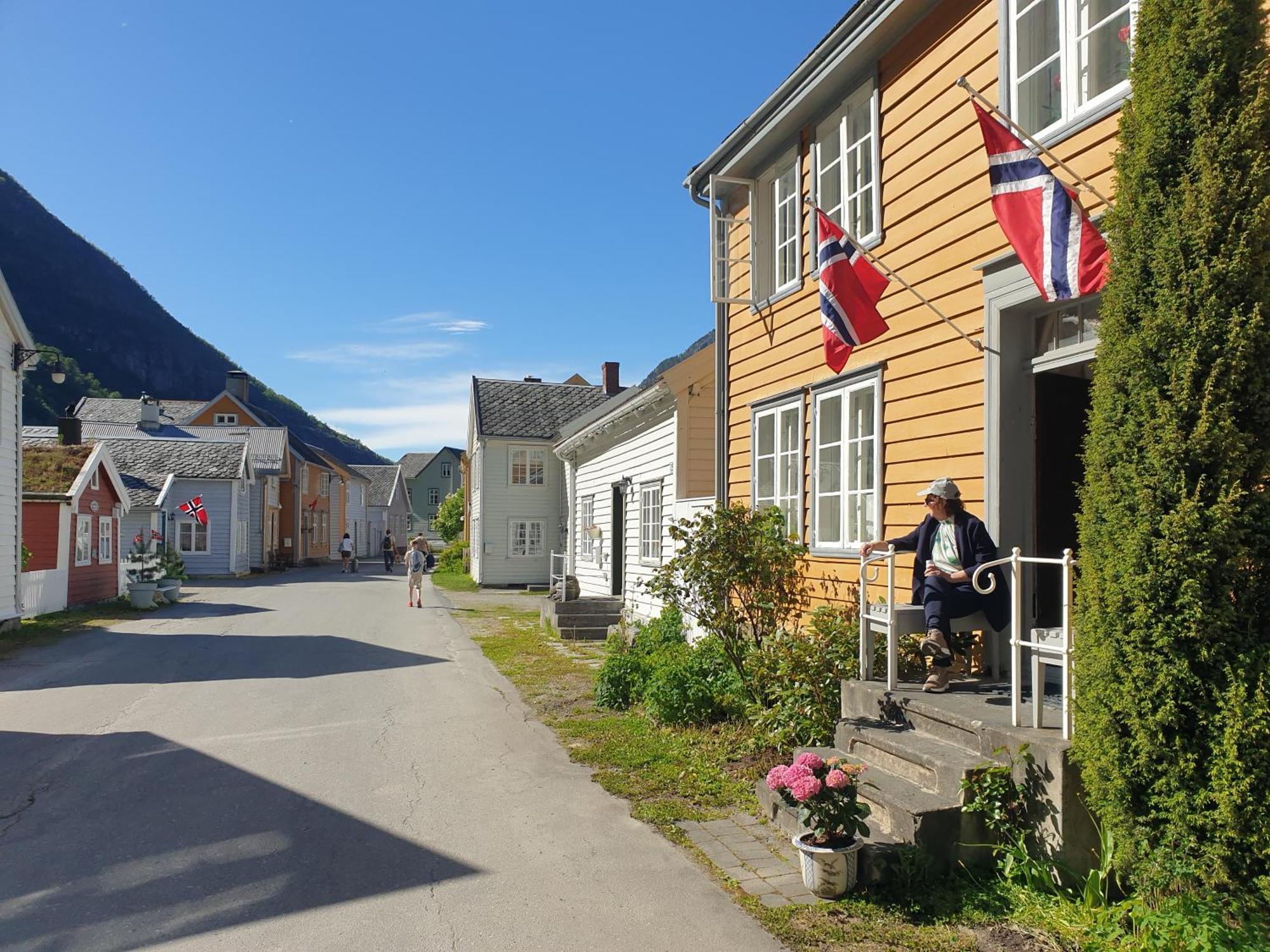 Willa Kvammehuset Pa Gamle Lærdalsøyri Zewnętrze zdjęcie