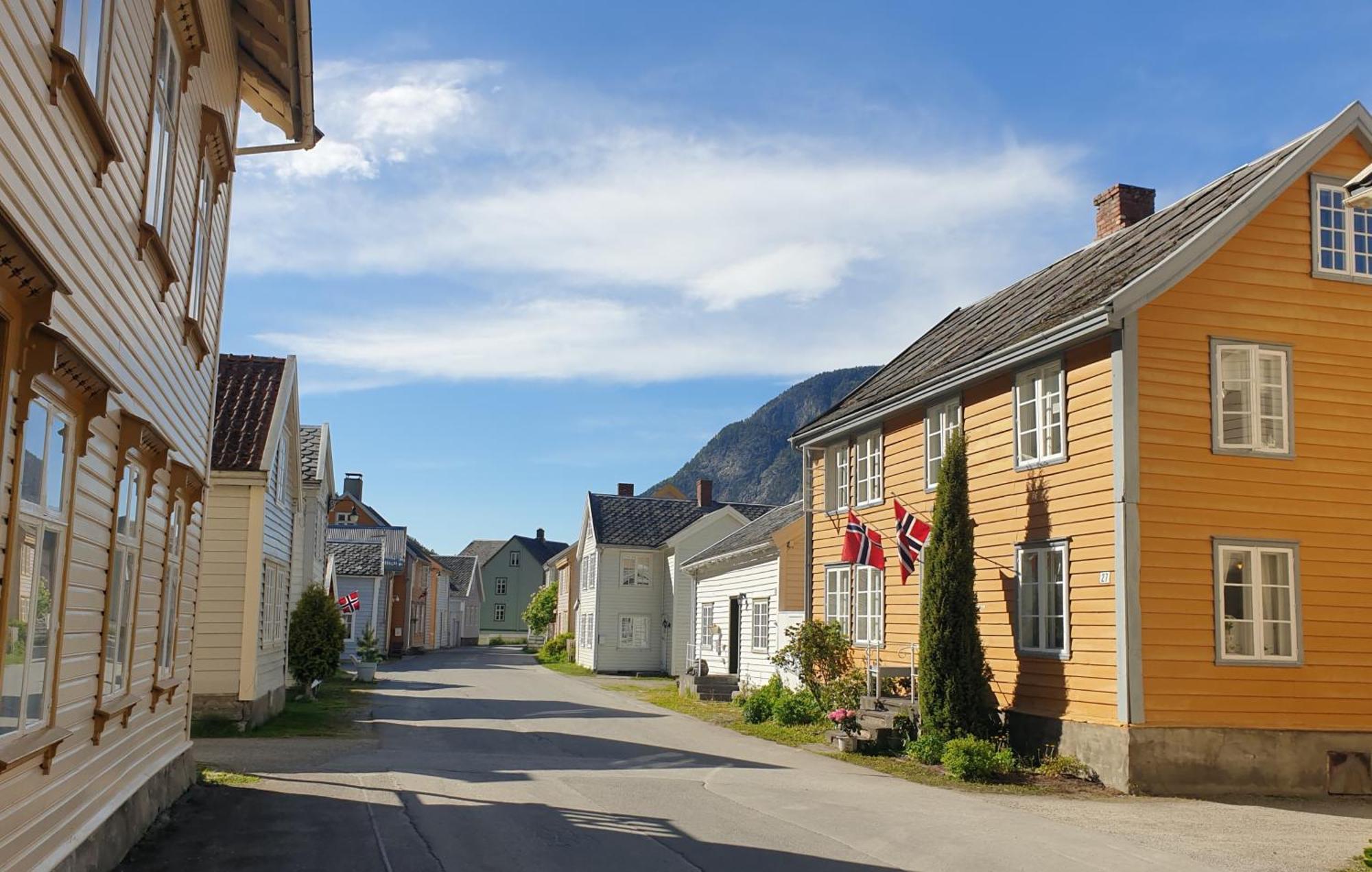 Willa Kvammehuset Pa Gamle Lærdalsøyri Zewnętrze zdjęcie